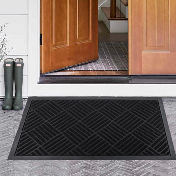 Aimissk US-06 Dark Grey Indoor Outdoor Front Door Mat