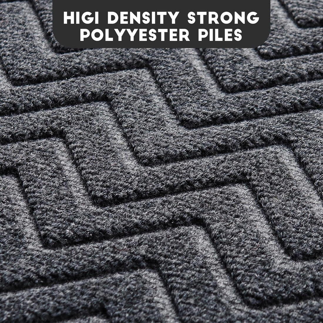 Aimissk US-04 Dark Grey Waterproof All-Season Doormat