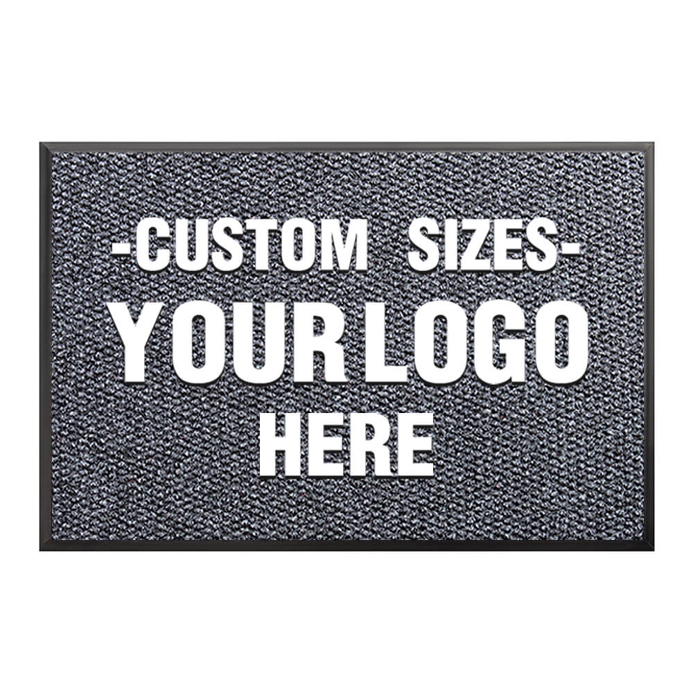 Custom Logo Floor Mats - Aimissk Gray Yashow