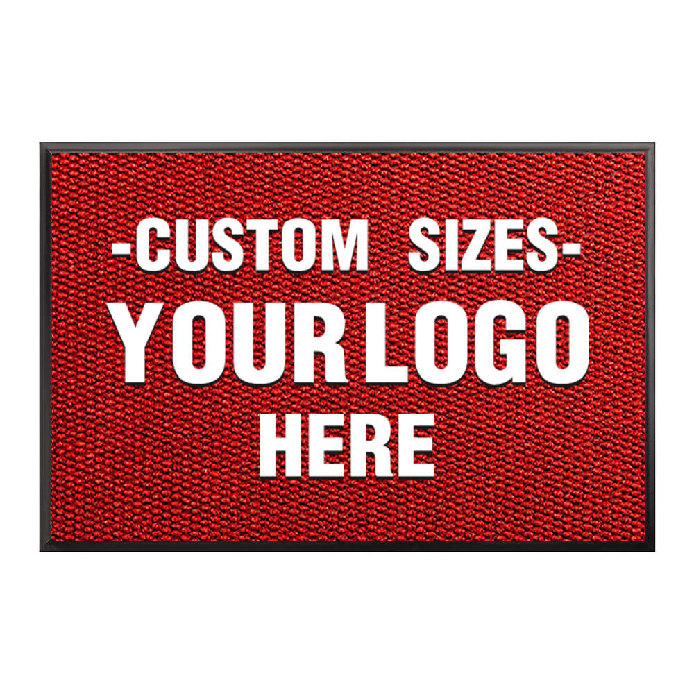 Custom Logo Floor Mats - Aimissk Red Yashow