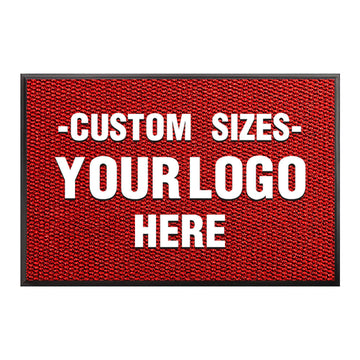 Custom Logo Floor Mats - Aimissk Red Yashow