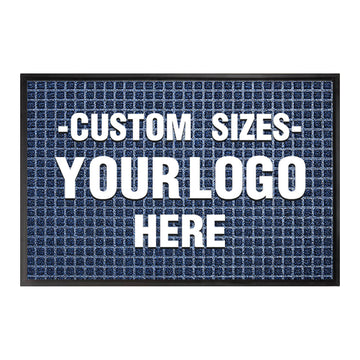 Custom Logo Floor Mats - Aimissk Blue Jsmart