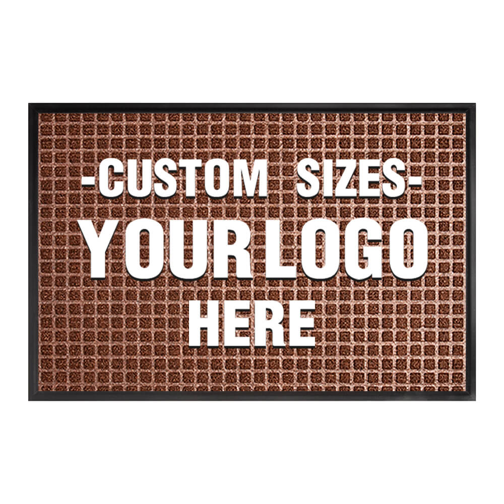 Custom Logo Floor Mats - Aimissk Brown Jsmart