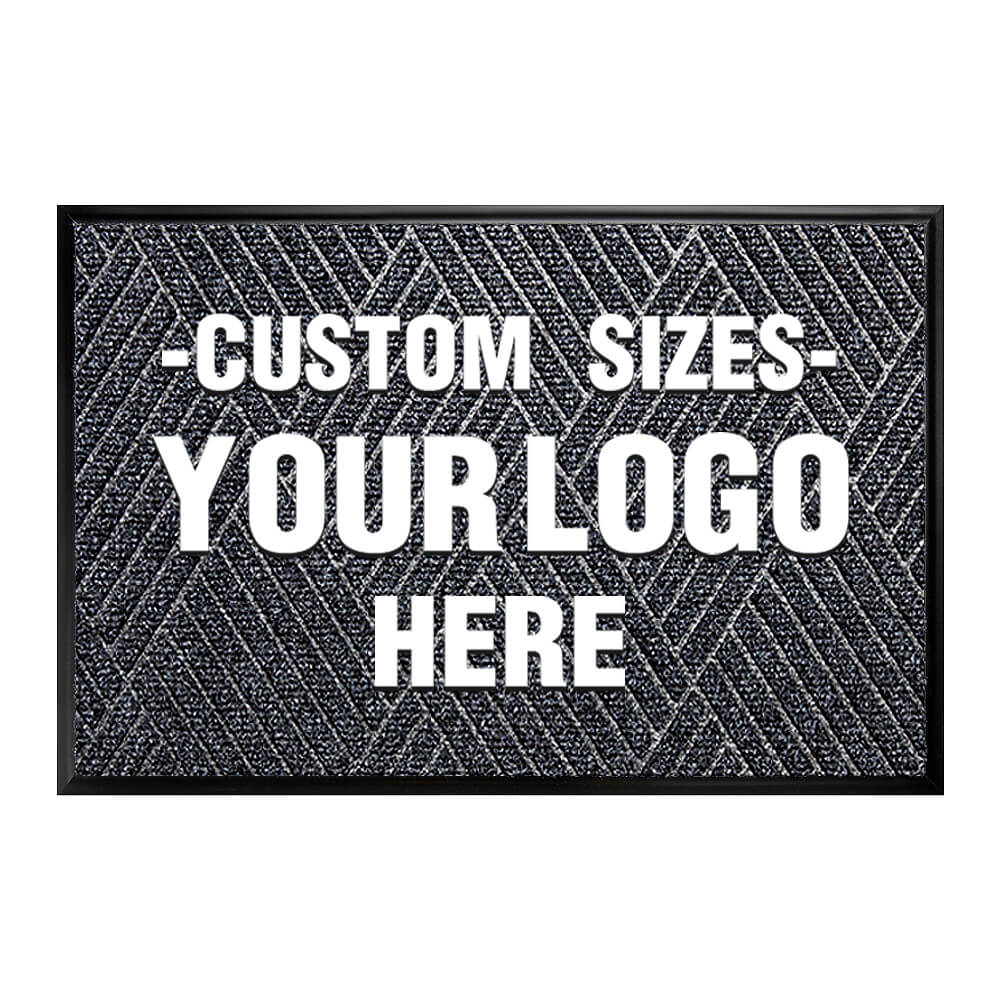 Custom Logo Floor Mats - Aimissk Black Yasul