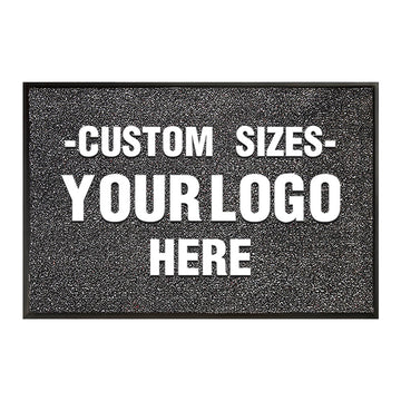 Custom Logo Floor Mats - Aimissk Black Yamok