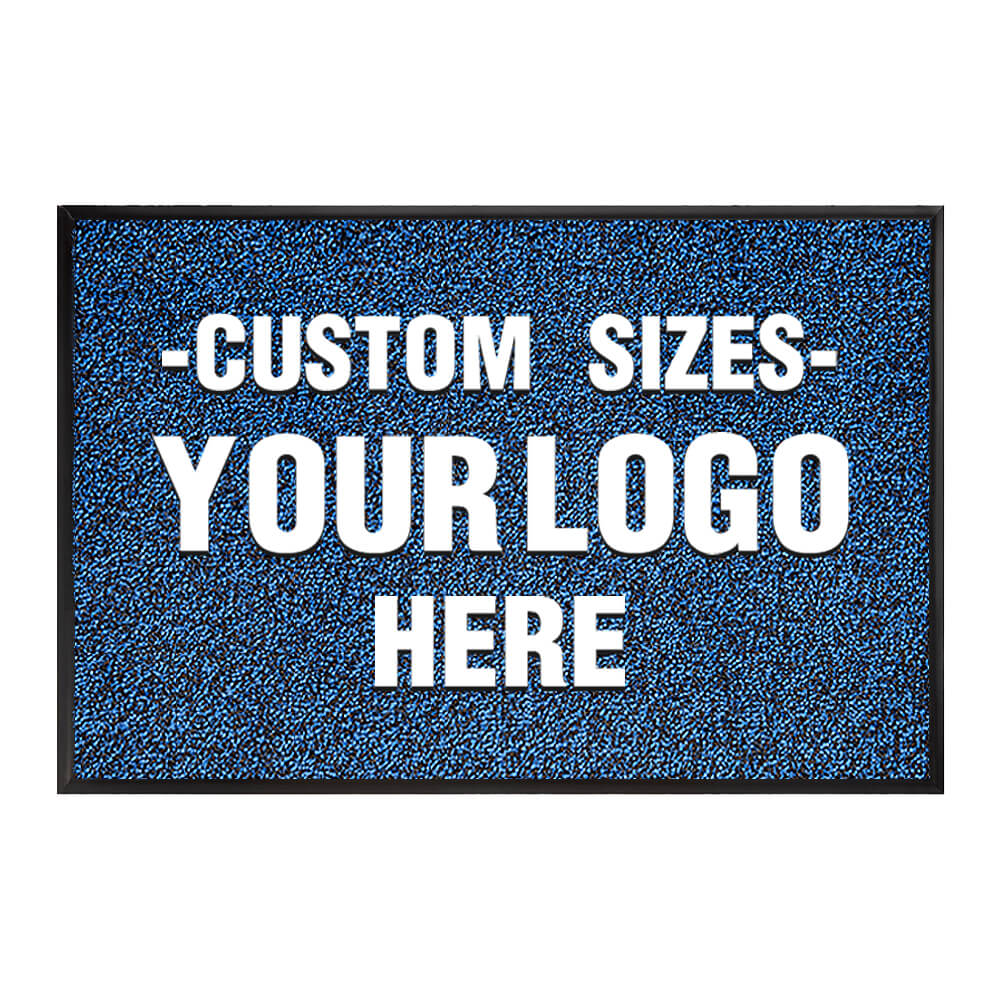 Custom Logo Floor Mats - Aimissk Blue Yamok