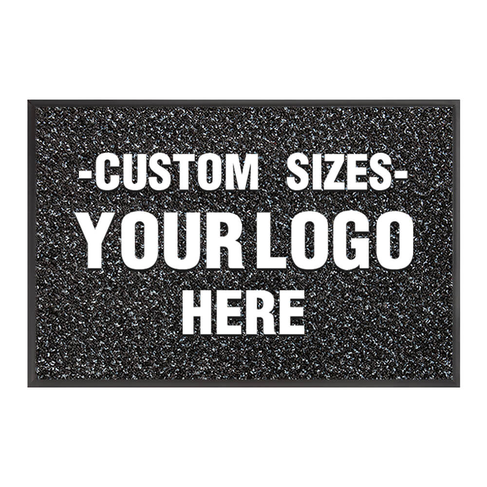 Custom Logo Floor Mats - Aimissk  Black Yclean